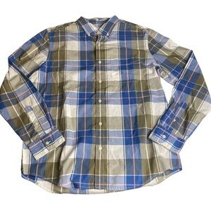 AMERICAN EAGLE PLAID FLANNEL MENS SIZE LARGE